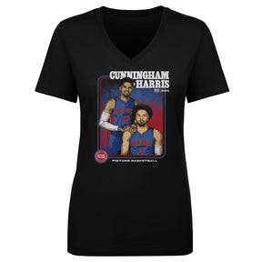 Cade Cunningham Women's V-Neck T-Shirt | 500 LEVEL