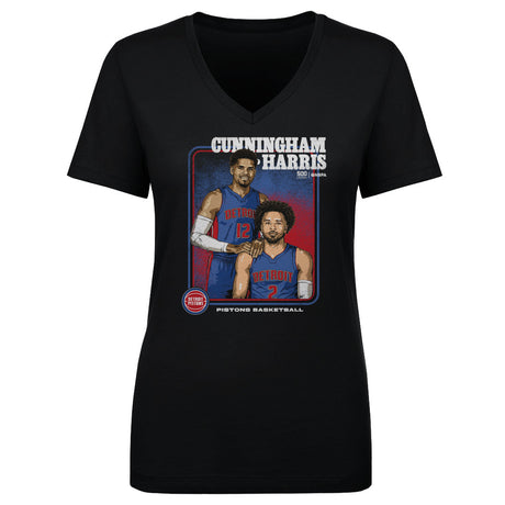 Cade Cunningham Women's V-Neck T-Shirt | 500 LEVEL