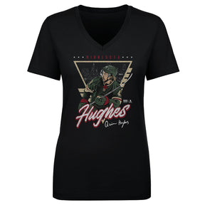 Quinn Hughes Women's V-Neck T-Shirt | 500 LEVEL