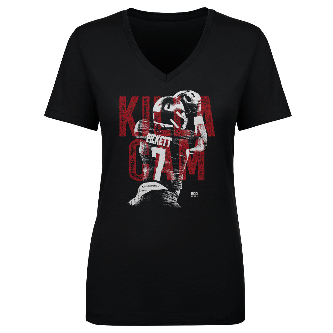 Cam Pickett Women's V-Neck T-Shirt | 500 LEVEL