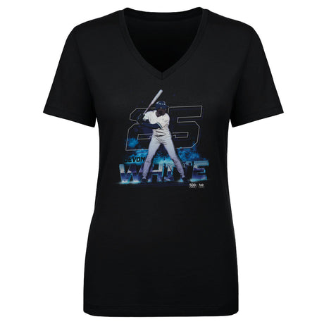Devon White Women's V-Neck T-Shirt | 500 LEVEL
