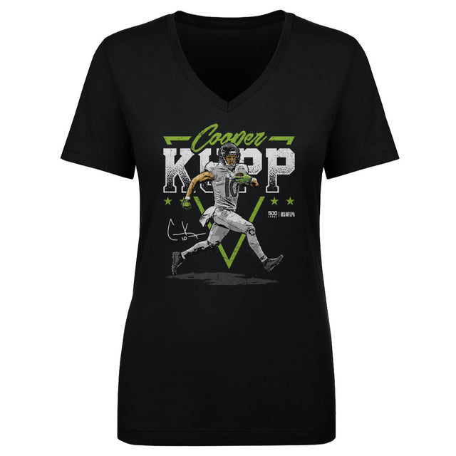 Cooper Kupp Women's V-Neck T-Shirt | 500 LEVEL