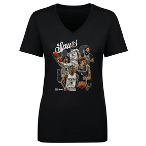 San Antonio Spurs Women's V-Neck T-Shirt | 500 LEVEL