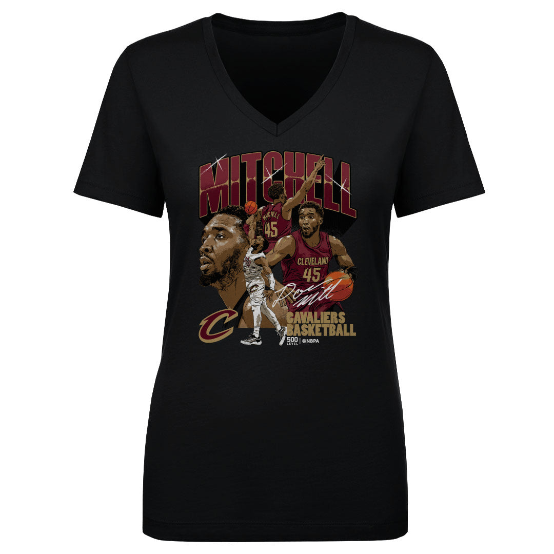 Donovan Mitchell Women's V-Neck T-Shirt | 500 LEVEL