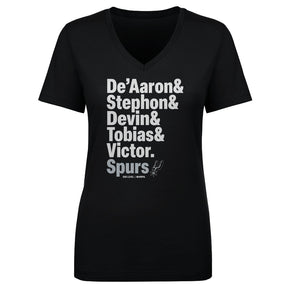 San Antonio Spurs Women's V-Neck T-Shirt | 500 LEVEL