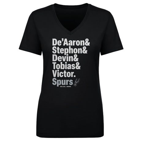 San Antonio Spurs Women's V-Neck T-Shirt | 500 LEVEL
