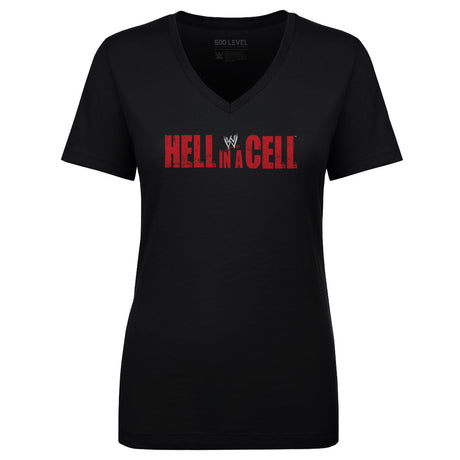 Hell In A Cell Women's V-Neck T-Shirt | 500 LEVEL