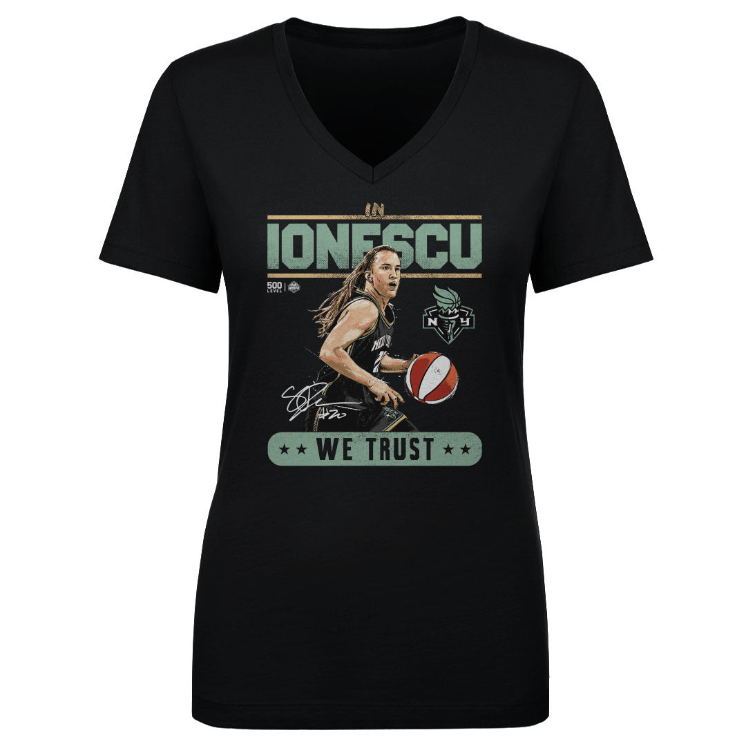 Sabrina Ionescu Women's V-Neck T-Shirt | 500 LEVEL