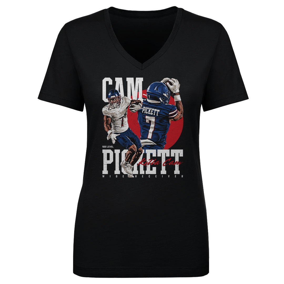 Cam Pickett Women's V-Neck T-Shirt | 500 LEVEL