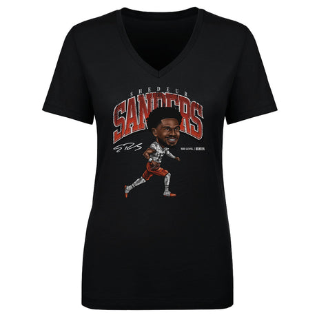 Shedeur Sanders Women's V-Neck T-Shirt | 500 LEVEL