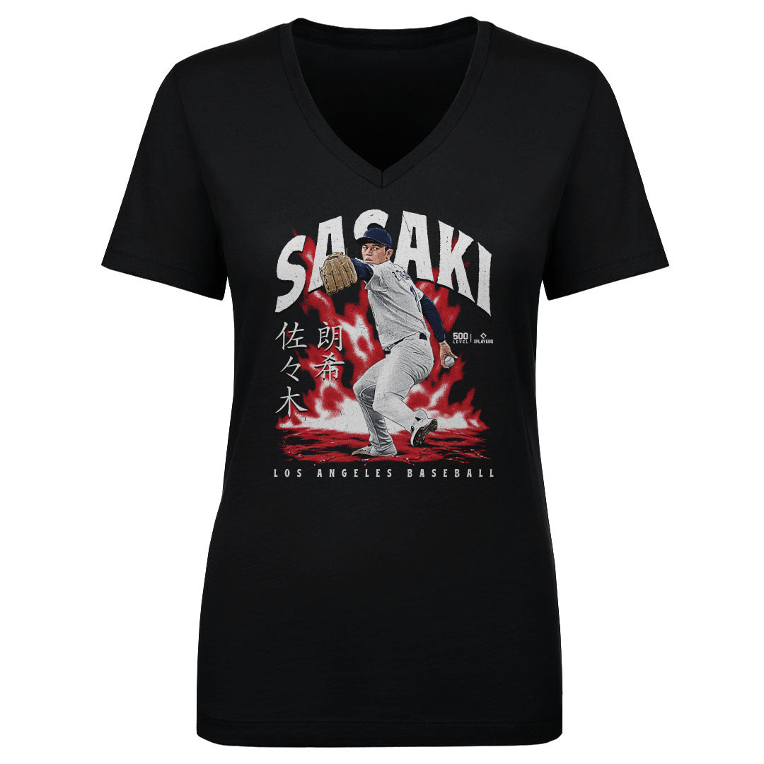 Roki Sasaki Women's V-Neck T-Shirt | 500 LEVEL
