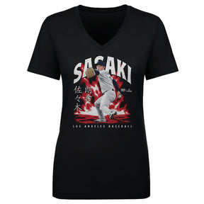 Roki Sasaki Women's V-Neck T-Shirt | 500 LEVEL