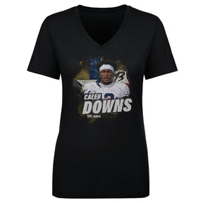 Caleb Downs Women's V-Neck T-Shirt | 500 LEVEL
