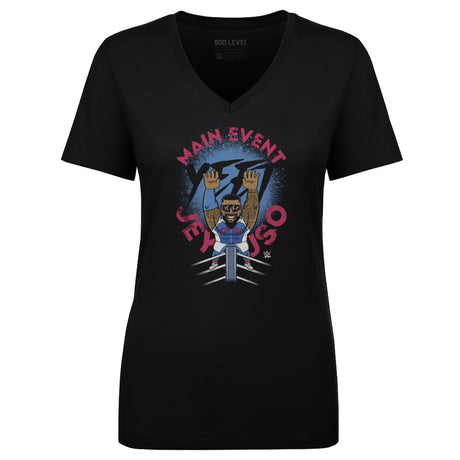 Jey Uso Women's V-Neck T-Shirt | 500 LEVEL
