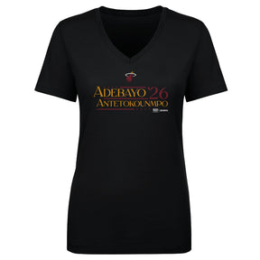 Bam Adebayo Women's V-Neck T-Shirt | 500 LEVEL
