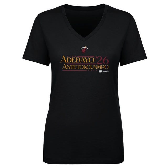Bam Adebayo Women's V-Neck T-Shirt | 500 LEVEL