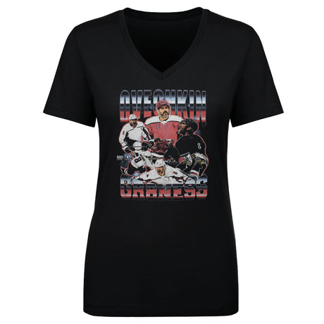 Alex Ovechkin Women's V-Neck T-Shirt | 500 LEVEL
