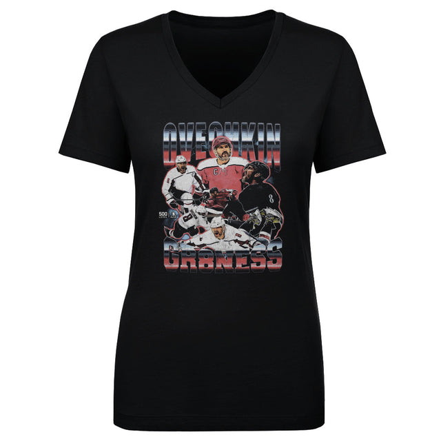 Alex Ovechkin Women's V-Neck T-Shirt | 500 LEVEL