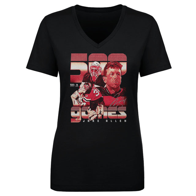Jake Allen Women's V-Neck T-Shirt | 500 LEVEL