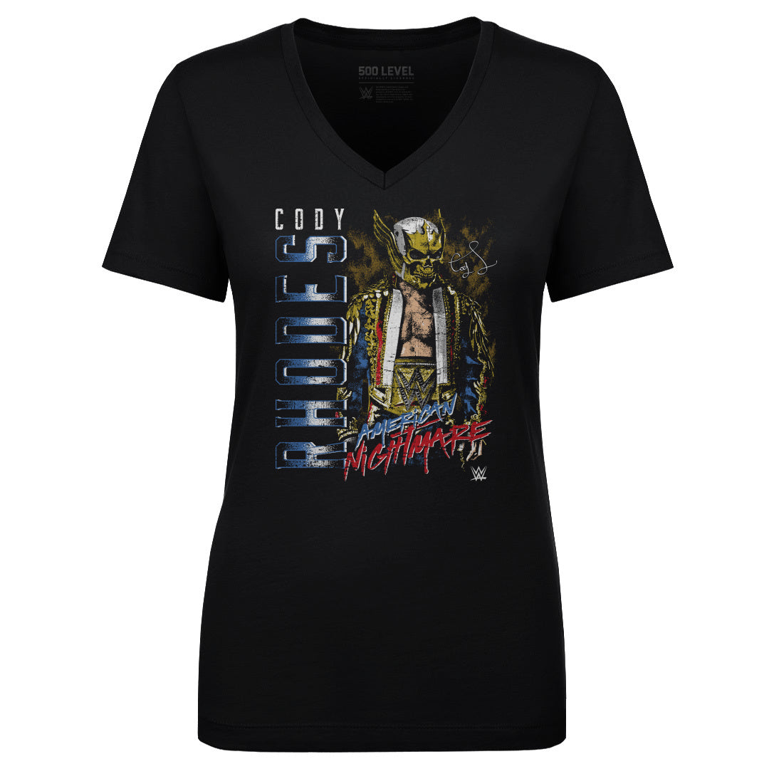 Cody Rhodes Women's V-Neck T-Shirt | 500 LEVEL