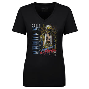 Cody Rhodes Women's V-Neck T-Shirt | 500 LEVEL