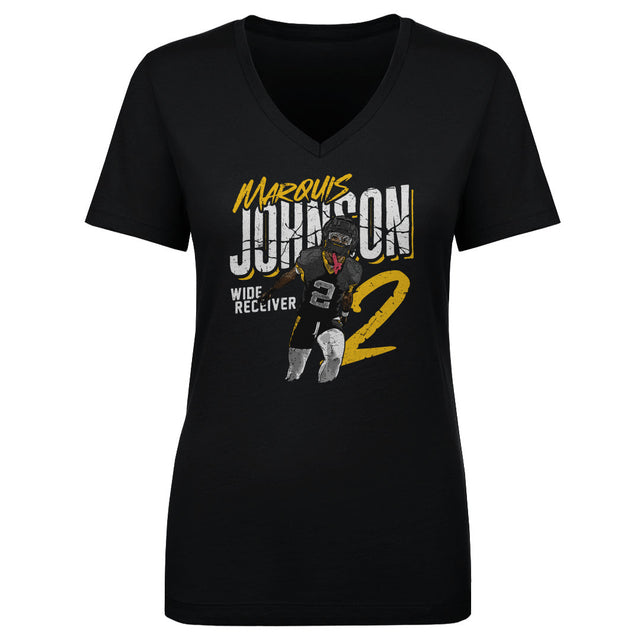 Marquis Johnson Women's V-Neck T-Shirt | 500 LEVEL