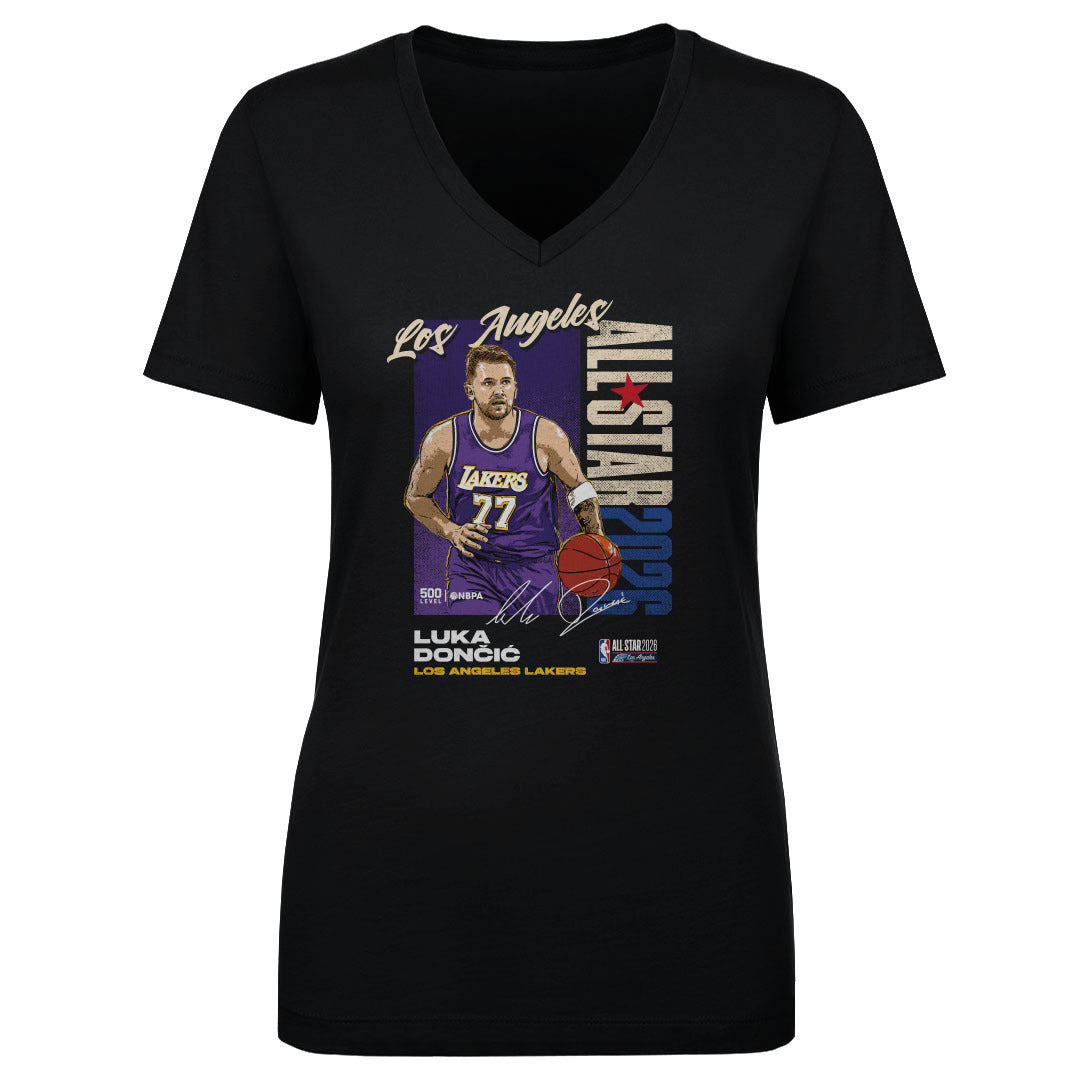 Luka Doncic Women's V-Neck T-Shirt | 500 LEVEL