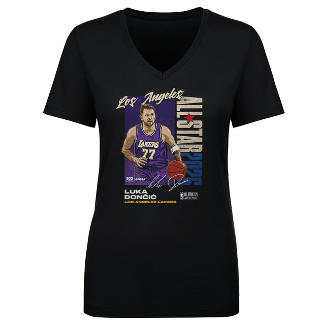 Luka Doncic Women's V-Neck T-Shirt | 500 LEVEL