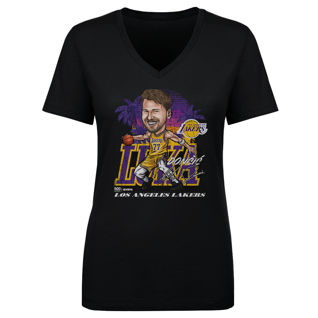 Luka Doncic Women's V-Neck T-Shirt | 500 LEVEL