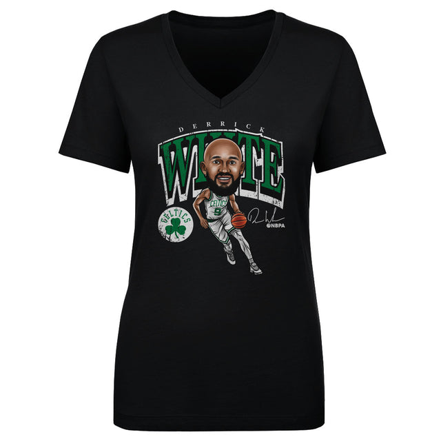Derrick White Women's V-Neck T-Shirt | 500 LEVEL