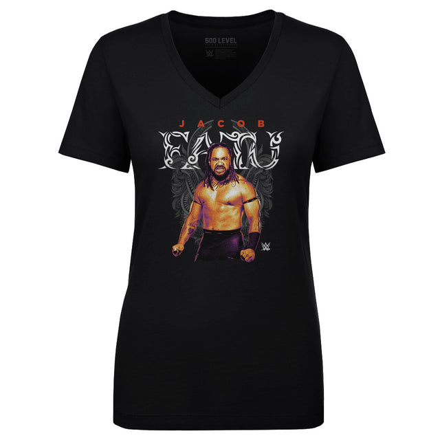 Jacob Fatu Women's V-Neck T-Shirt | 500 LEVEL
