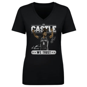Stephon Castle Women's V-Neck T-Shirt | 500 LEVEL