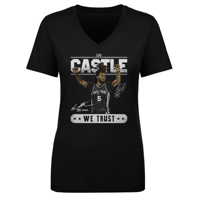 Stephon Castle Women's V-Neck T-Shirt | 500 LEVEL