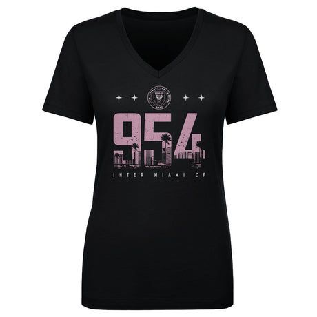 Inter Miami CF Women's V-Neck T-Shirt | 500 LEVEL
