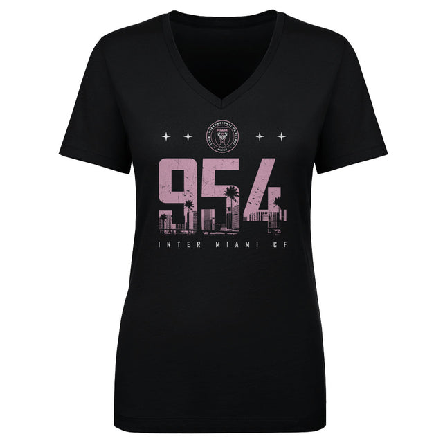 Inter Miami CF Women's V-Neck T-Shirt | 500 LEVEL