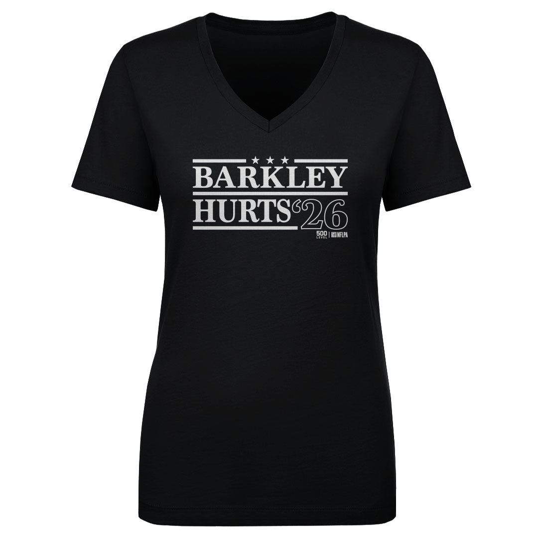 Saquon Barkley Women's V-Neck T-Shirt | 500 LEVEL