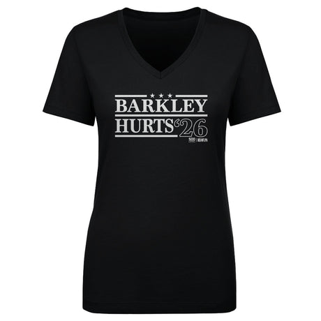 Saquon Barkley Women's V-Neck T-Shirt | 500 LEVEL