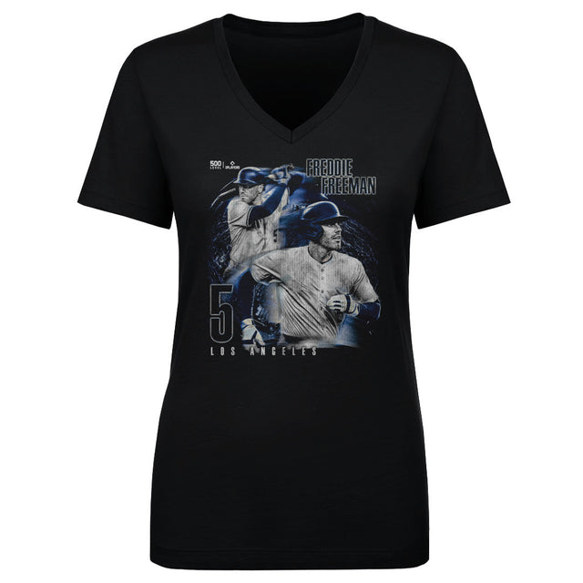 Freddie Freeman Women's V-Neck T-Shirt | 500 LEVEL