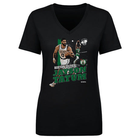 Jayson Tatum Women's V-Neck T-Shirt | 500 LEVEL