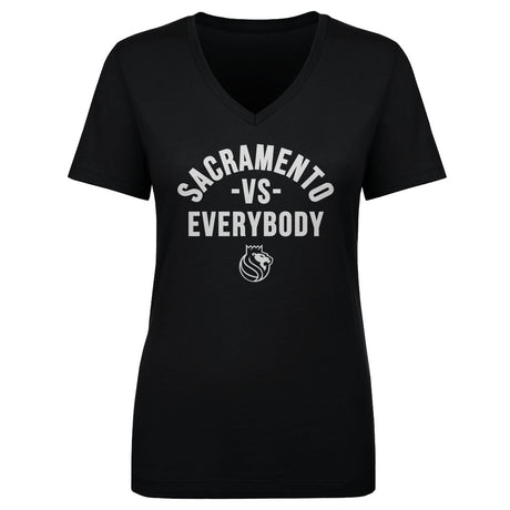 Sacramento Kings Women's V-Neck T-Shirt | 500 LEVEL