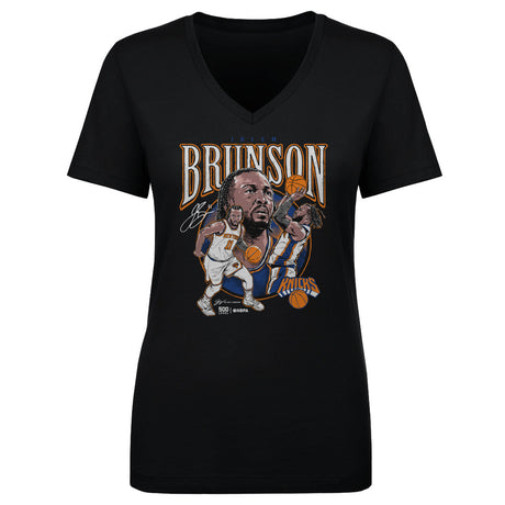 Jalen Brunson Women's V-Neck T-Shirt | 500 LEVEL