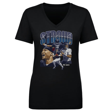 C.J. Stroud Women's V-Neck T-Shirt | 500 LEVEL
