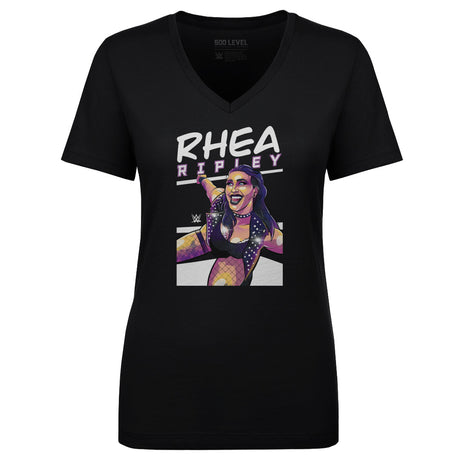 Rhea Ripley Women's V-Neck T-Shirt | 500 LEVEL