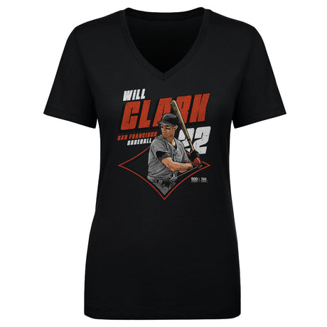 Will Clark Women's V-Neck T-Shirt | 500 LEVEL