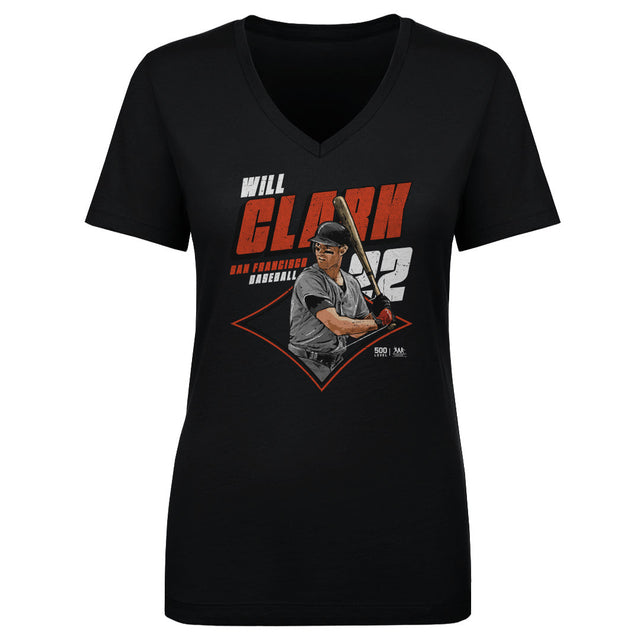 Will Clark Women's V-Neck T-Shirt | 500 LEVEL