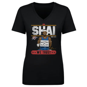 Shai Gilgeous-Alexander Women's V-Neck T-Shirt | 500 LEVEL
