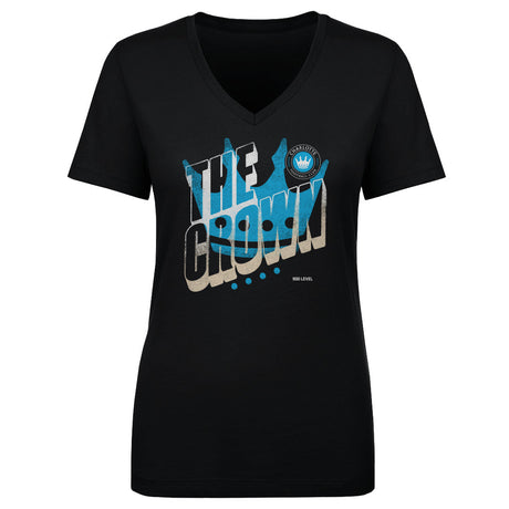 Charlotte FC Women's V-Neck T-Shirt | 500 LEVEL