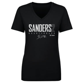 Shedeur Sanders Women's V-Neck T-Shirt | 500 LEVEL