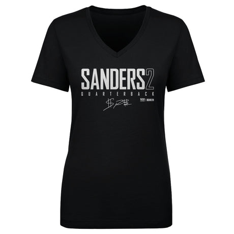Shedeur Sanders Women's V-Neck T-Shirt | 500 LEVEL