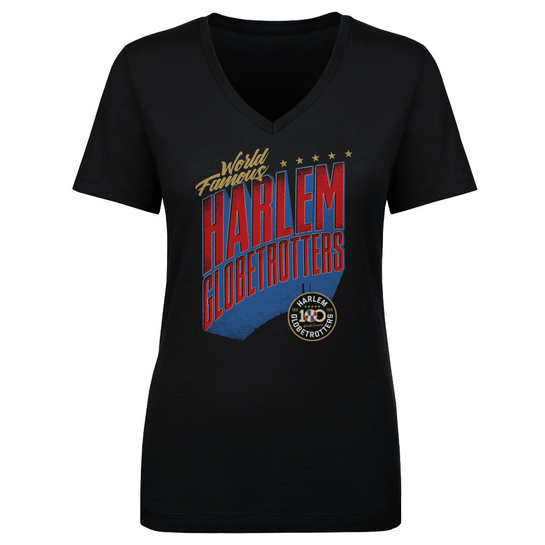 Harlem Globetrotters Women's V-Neck T-Shirt | 500 LEVEL